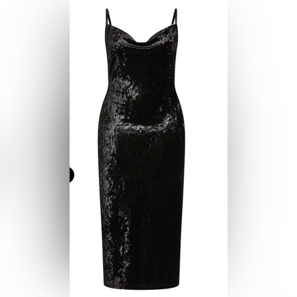 City Chic Dresses & Skirts - Elegant Black Velvet Dress City Chic size 16w Isabela